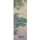 Claude Monet water lilies ceramic tile mural with pond and floral design