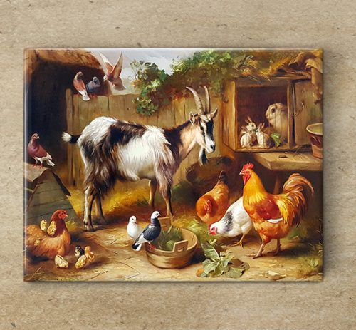 Tile mural - farm 12. 