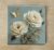 White roses - ceramic tile trivet