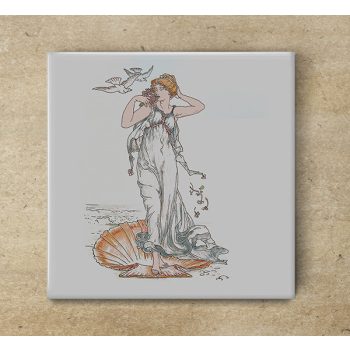 Ceramic tile mural - set of decoration tiles - 12 pcs