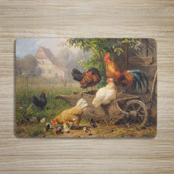 Cutting board - farm
