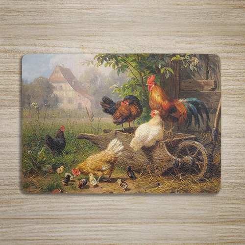 Cutting board - farm