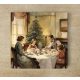 Ceramic tile mural - children playing snowball 