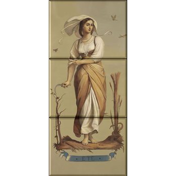 Seasons - Summer - Art Nouveau tile mural Seasons - Summer - Art Nouveau tile mural