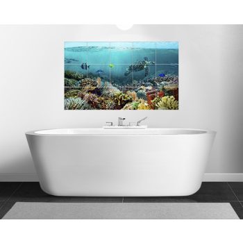 Tile mural - coral reef IV.