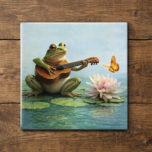 Tile mural - buffalo