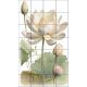 Ceramic tile mural - Lotus flower