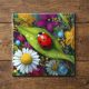 Ladybird ceramic tile