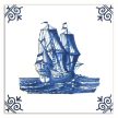 Tile mural - Delft blue tiles 