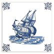 Tile mural - Delft blue tiles 