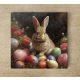 Easter rabbit - tile trivet