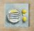 Sardines with lemon - ceramic tile trivet