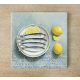 Sardines with lemon - ceramic tile trivet