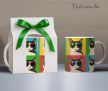 Pop art Cica mintás bögre ajándékdobozzal