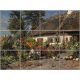 cottage garden with flowers and chickens – kitchen tiles