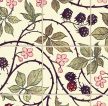 Blackberry and flower decorative ceramic tile mural