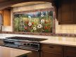 Wildflower meadow with poppies and daisies – ceramic tile mural