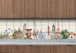 Ceramic tile mural - landmarks