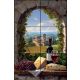 Ceramic tile mural - drink - Wine tasting table 