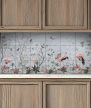 Ceramic tile mural flamingo 