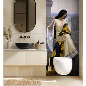 Ceramic tile mural - Etching the standard