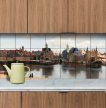 Ceramic tile mural - View-of-Delft