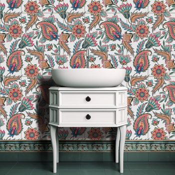 Eastern Paisley - mozaik csempe 