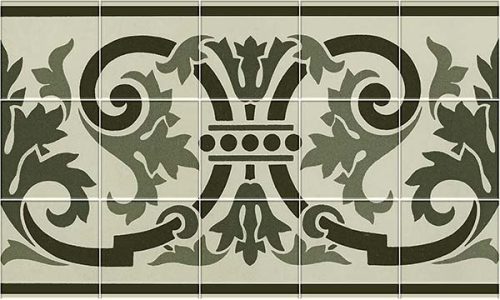 Reneszánsz minta  - mozaik csempe (76x45cm)
