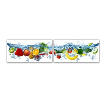 Fruit patterned border tile (2 pcs)