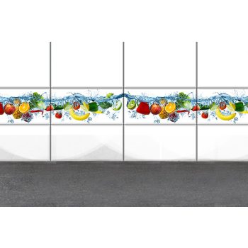 Fruit patterned border tile (2 pcs)