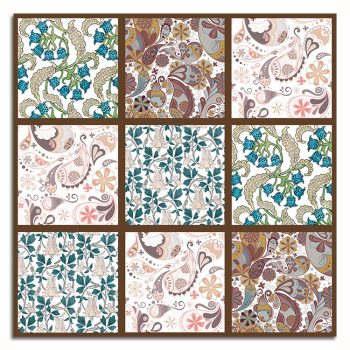 Motif tile mural Motif tile mural