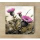 Thistle - ceramic tile trivet