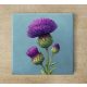 Thistle - ceramic tile trivet