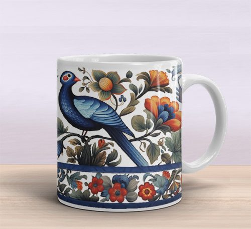 Folksy style mug