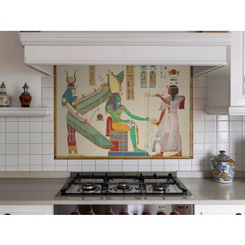 egyiptomi mintás fali csempe