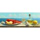 Lobster Tile Mural with Lemon & Olive Oil