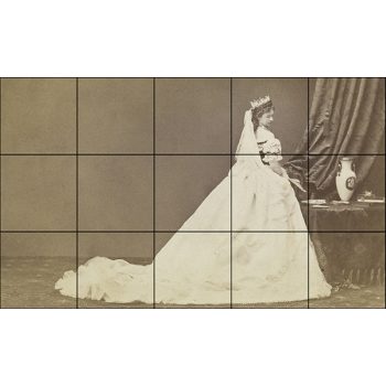 Ceramic tile mural - azure sea 