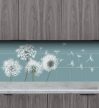Ceramic tile mural - Butterfly and dandelion 