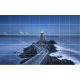 Ceramic tile mural - lighthouse