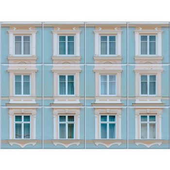 Windows - tile mural