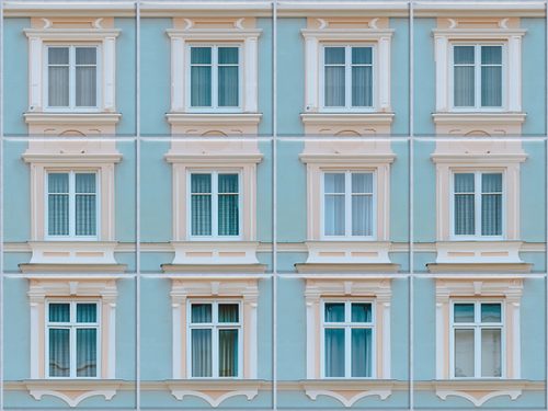 Windows - tile mural