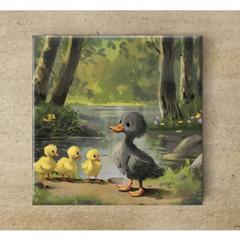 The Ugly Duckling - ceramic tile trivet The Ugly Duckling - ceramic tile trivet