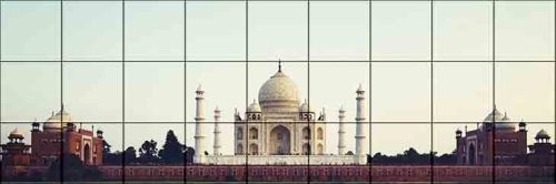 Dekorcsempe - épület - Taj Mahal II.