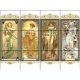 Alfons Mucha  csempe (60 x 45 cm)