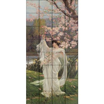 Ceramic tile mural - Allegory of dance  Ceramic tile mural - Allegory of dance