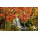 Ceramic tile mural - forest and waterfall 