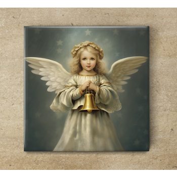 Vintage Christmas angel - tile trivet Vintage Christmas angel - tile trivet