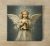 Vintage Christmas angel - tile trivet