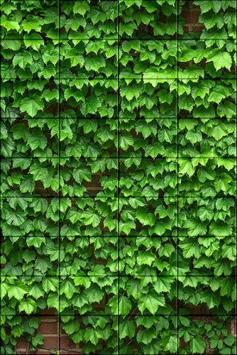 Ceramic tile mural - Ivy