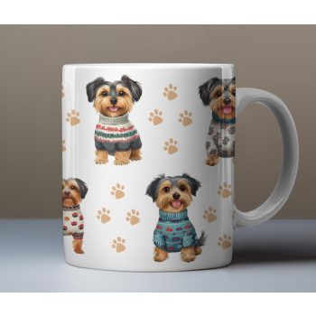 Yorkie kutyás bögre